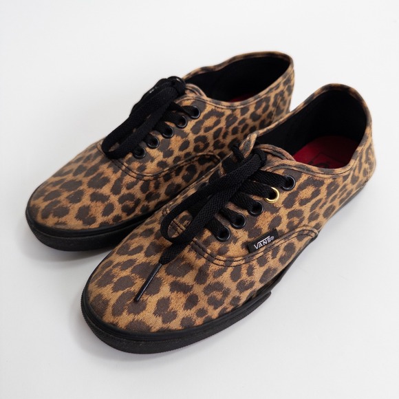 Vans Authentic Leopard Print Shoes Men's‎ 6.5 Women's 8 - Picture 4 of 16